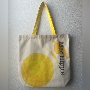 Mad Hippie Yellow Canvas Tote Bag